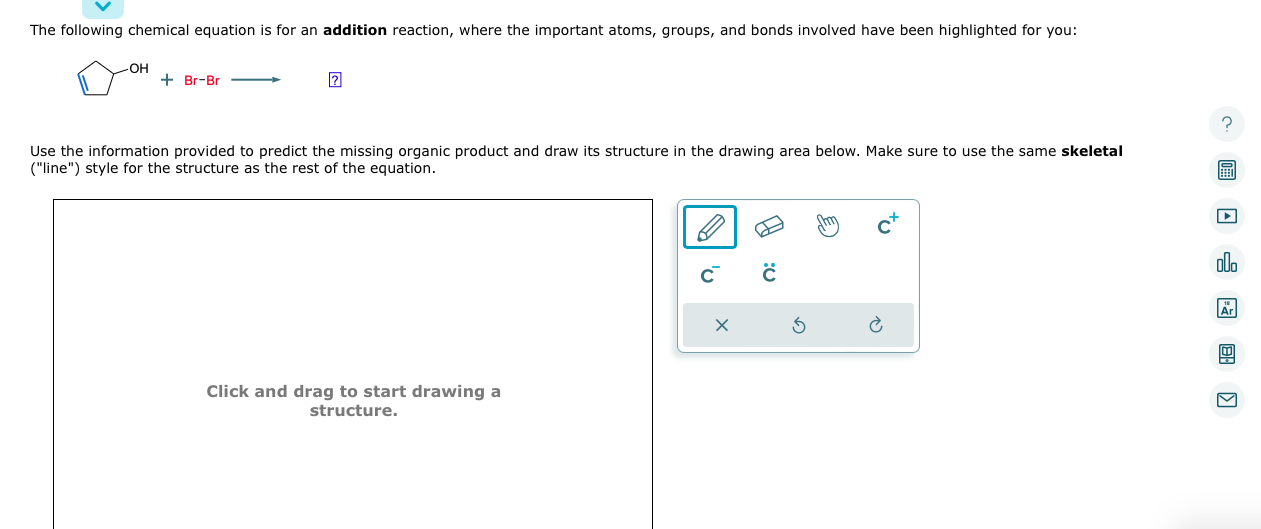 Solved The following chemical equation is for an addition | Chegg.com