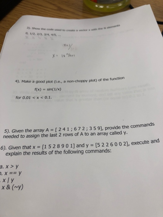 Solved 3). Show the code to 4). Make a good plot l.e., a | Chegg.com