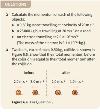 Solved QUESTION 1 Here are two collisions to picture in your | Chegg.com