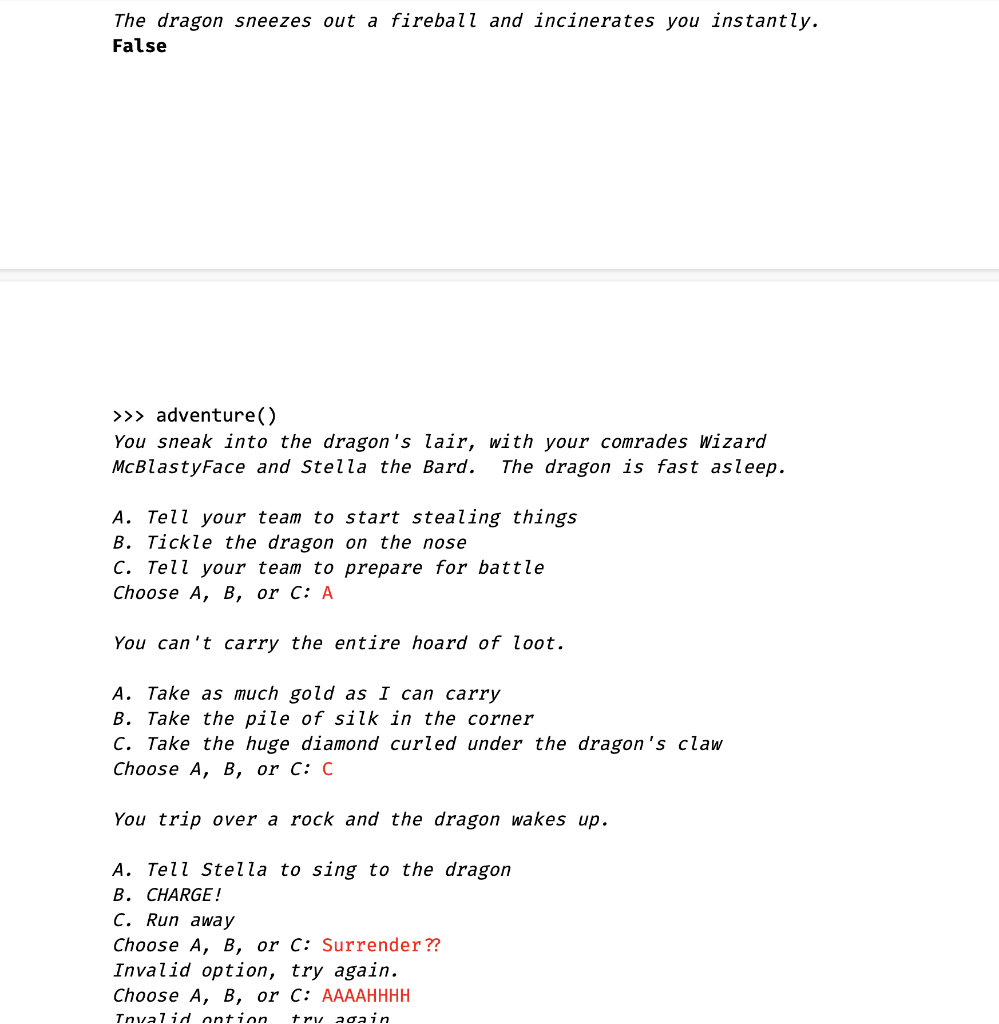 Solved Using the function from the previous problem, write a | Chegg.com