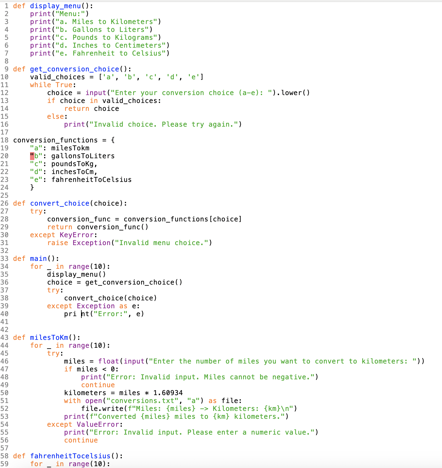 Solved Help I thought I wrote it right but my code won't | Chegg.com