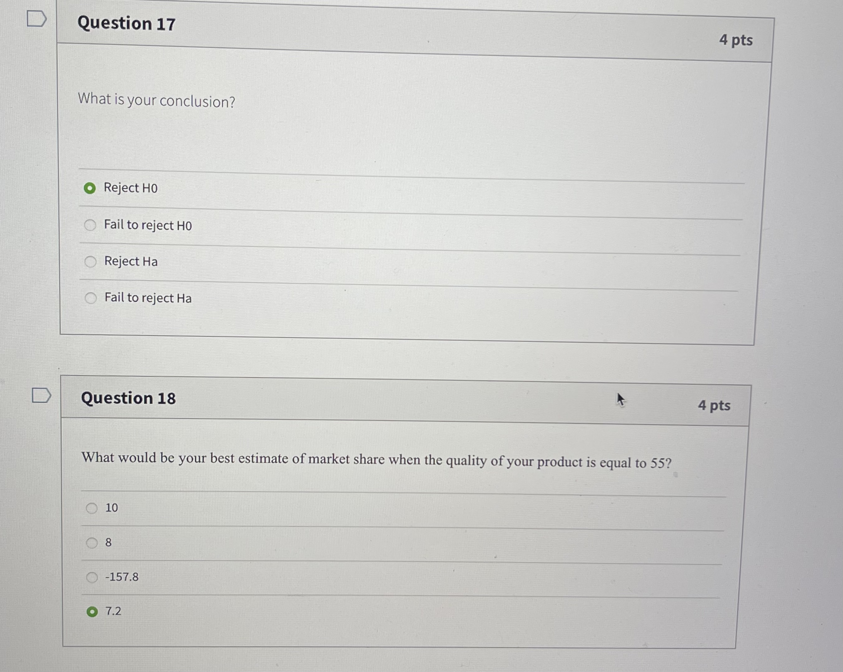 Solved Use the following to answer the next 10 questions. | Chegg.com