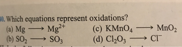Solved 1. Determine the oxidation number of each element in | Chegg.com