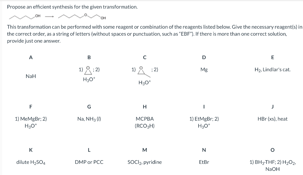 Propose an efficient synthesis for the given transformation.
\( \longrightarrow \)
This transformation can be performed with