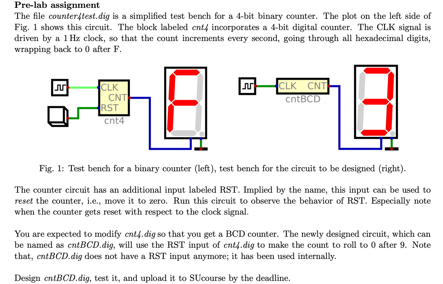 Solved For this lab, submit A SINGLE Digital (.dig