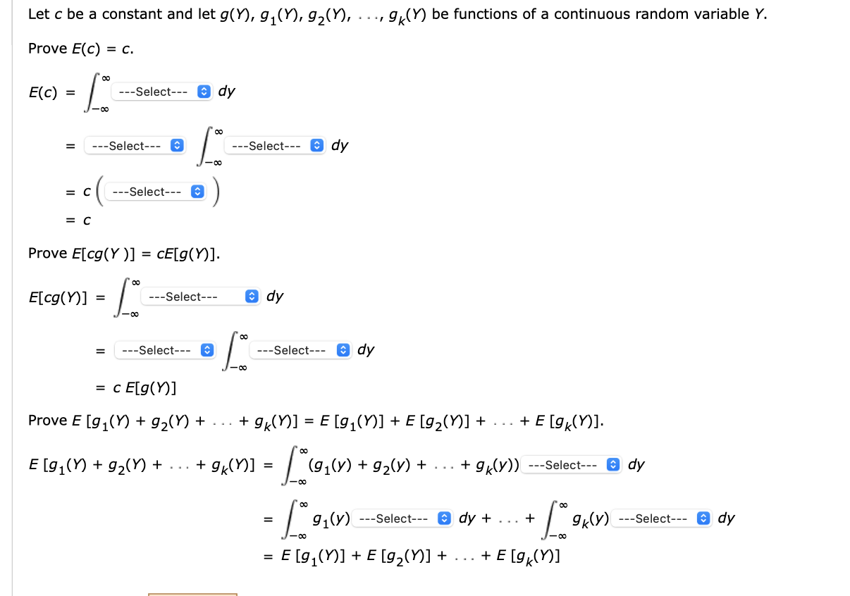Solved Options from dropdown - for first 3 options: c, y, | Chegg.com