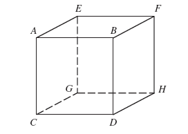 Solved Suppose each edge of the cube shown in the figure is | Chegg.com