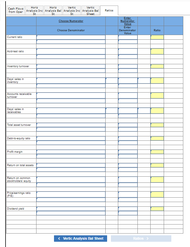 Solved Vertic Analysis Bal Sheet Ratios >O. Herrera Inc. O. | Chegg.com