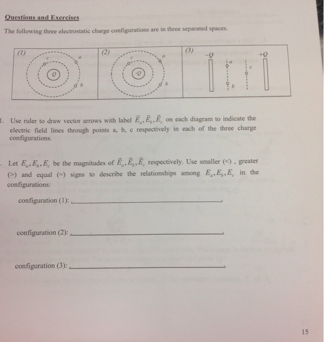 Solved Questions and Exercises The following three | Chegg.com