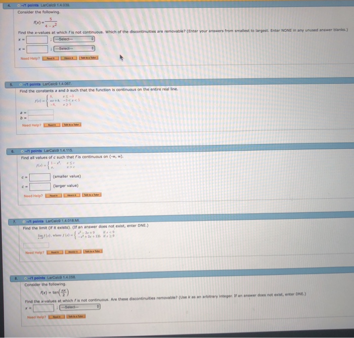 Solved 14 Consider the following Find the x-values at which | Chegg.com