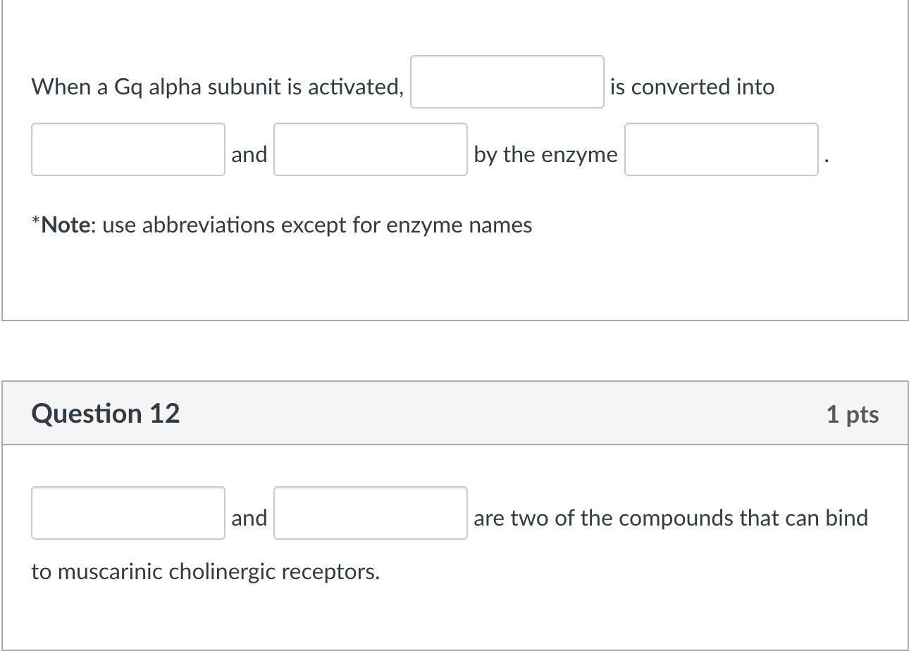 Solved When a Gq alpha subunit is activated, is converted