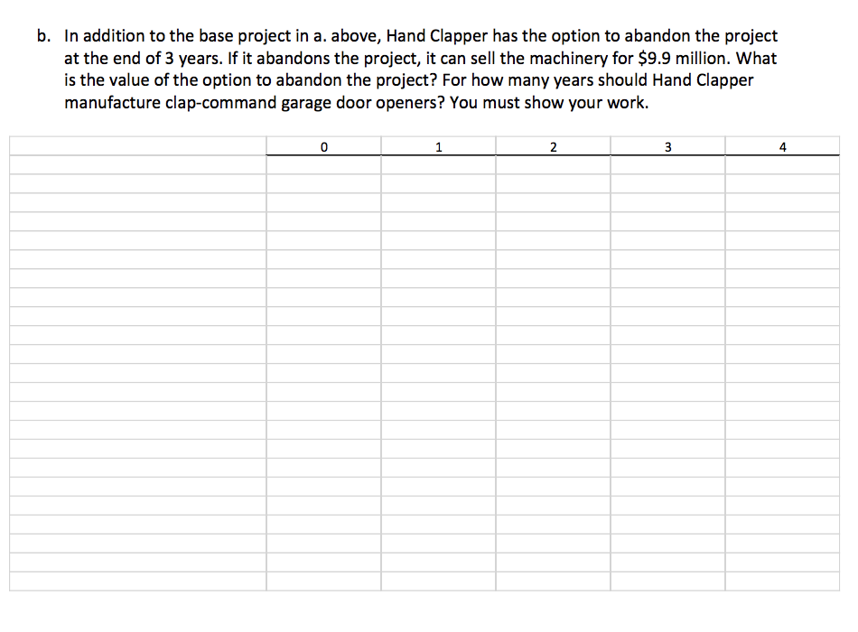 17 Hand Clapper Inc Is Considering A 4 Year Pro Chegg Com