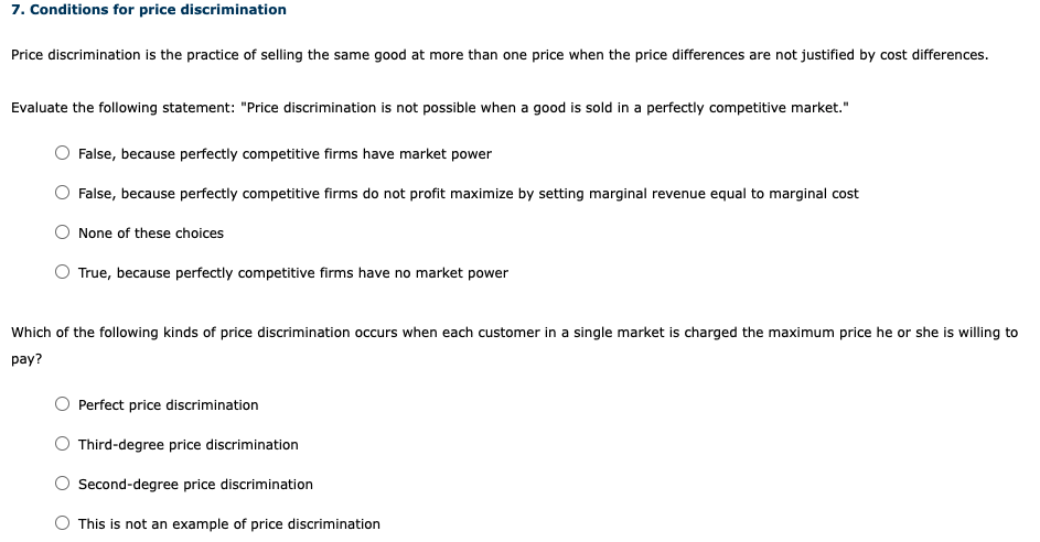 solved-7-conditions-for-price-discrimination-price-chegg