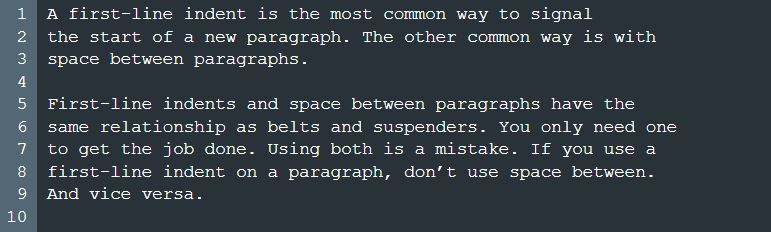 Solved Paragraph Indentation (C++) 1. The program will | Chegg.com
