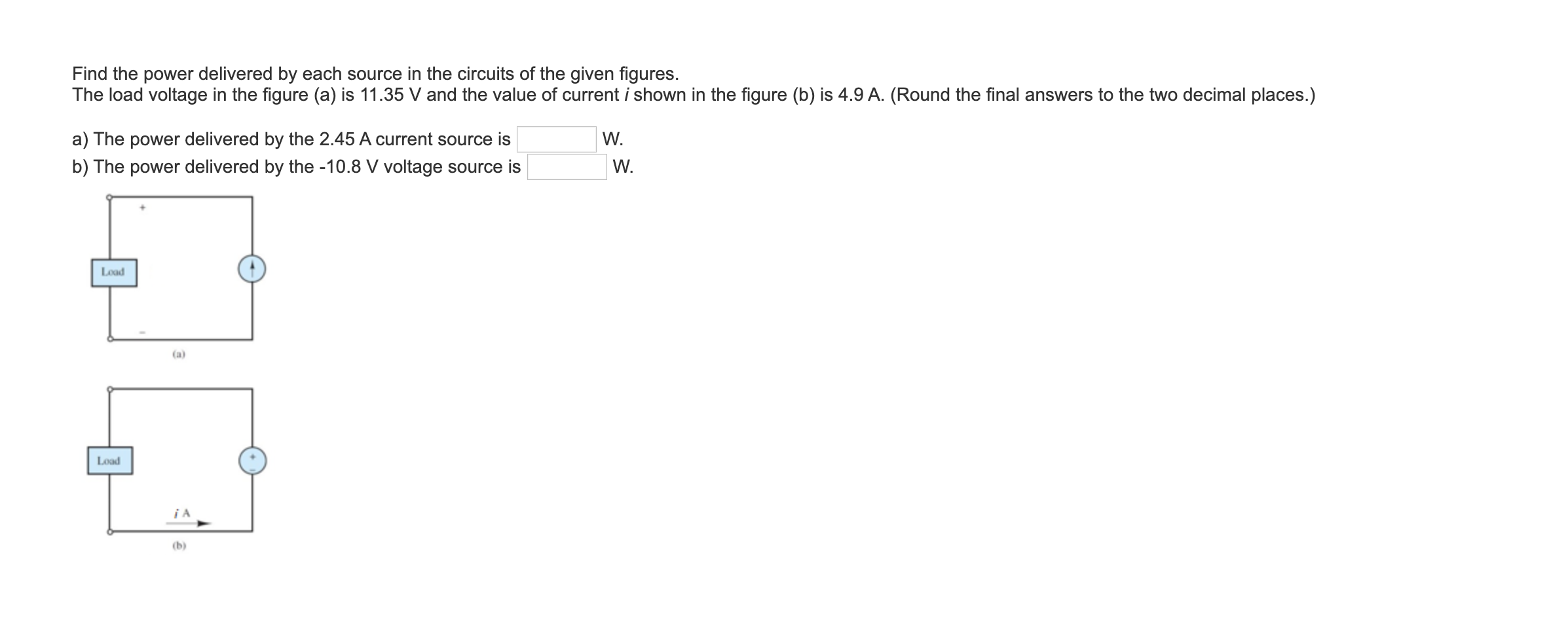 Solved Find The Power Delivered By Each Source In The | Chegg.com