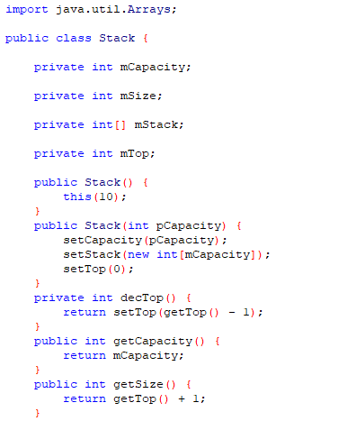 (Solved) : 21 See Stackjava Class Stack Implements Simple Stack Data Structure Store Ints Using ...