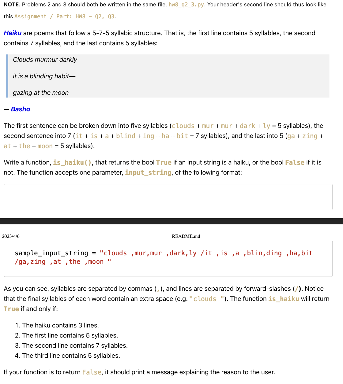 Solved NOTE: Problems 2 and 3 should both be written in the | Chegg.com
