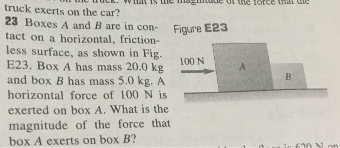 Solved Boxes A and B are in contact on a horizontal, | Chegg.com