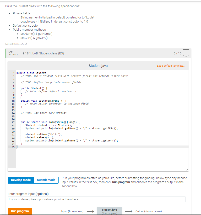 Solved Please I need help with this problem. The language is | Chegg.com
