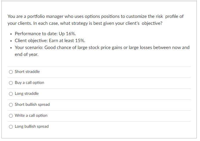 solved-you-are-a-portfolio-manager-who-uses-options-chegg