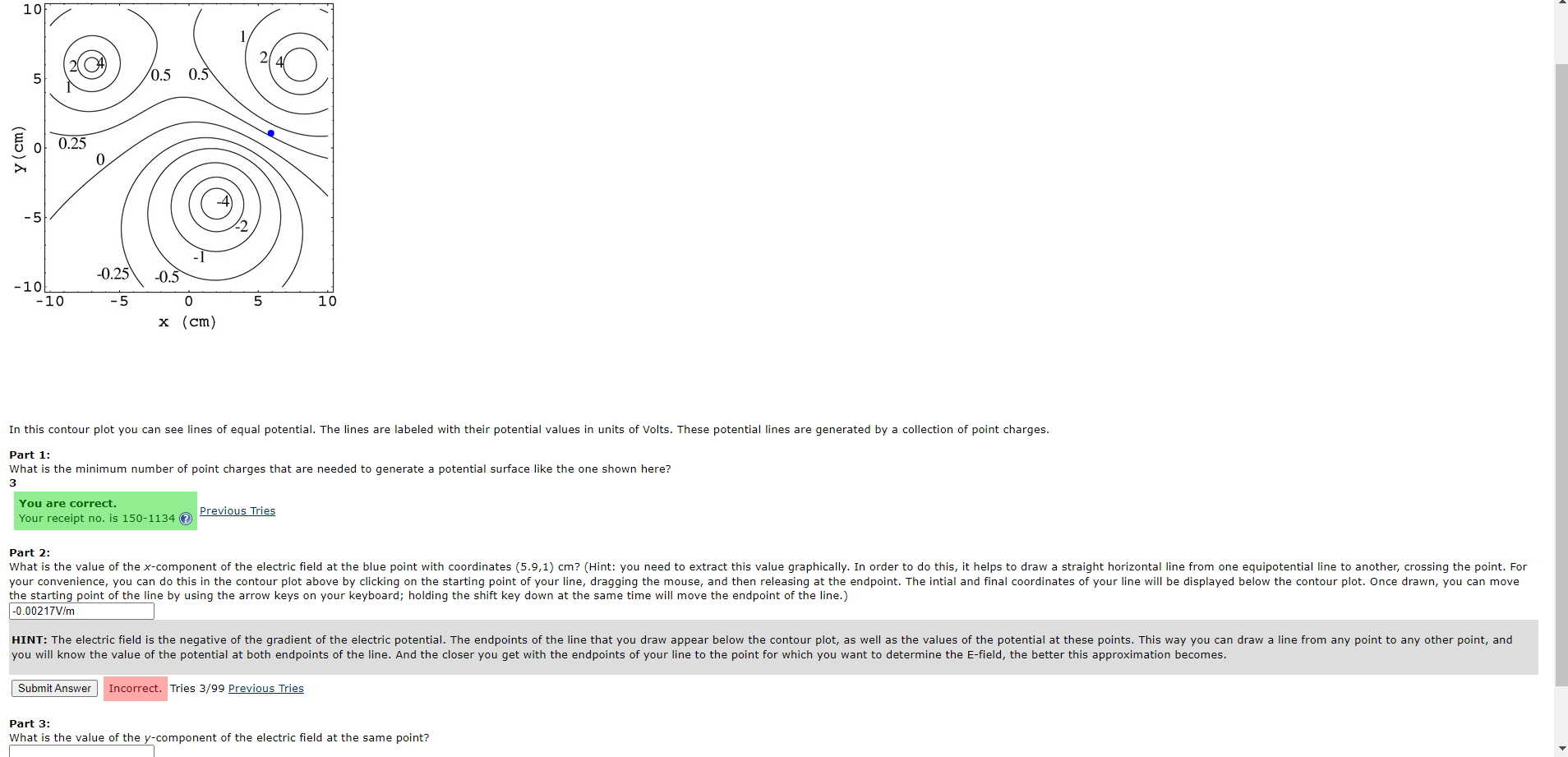 [Solved] Part 2 and 3 please In this contour plot you ca