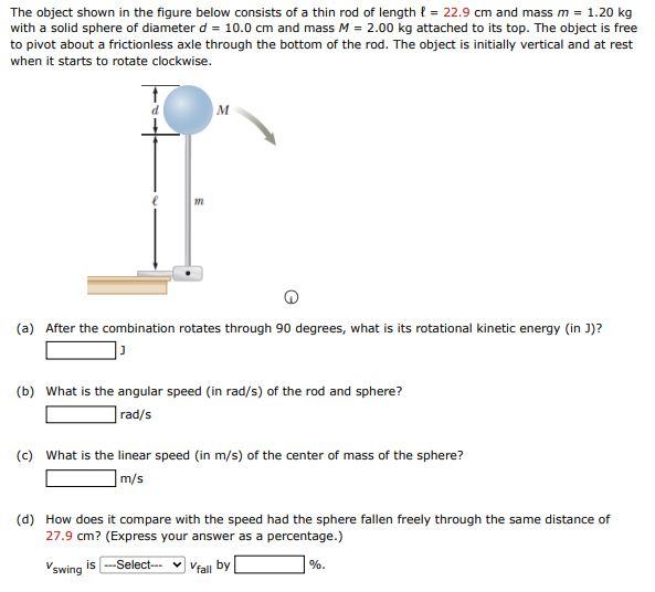 Solved The object shown in the figure below consists of a | Chegg.com