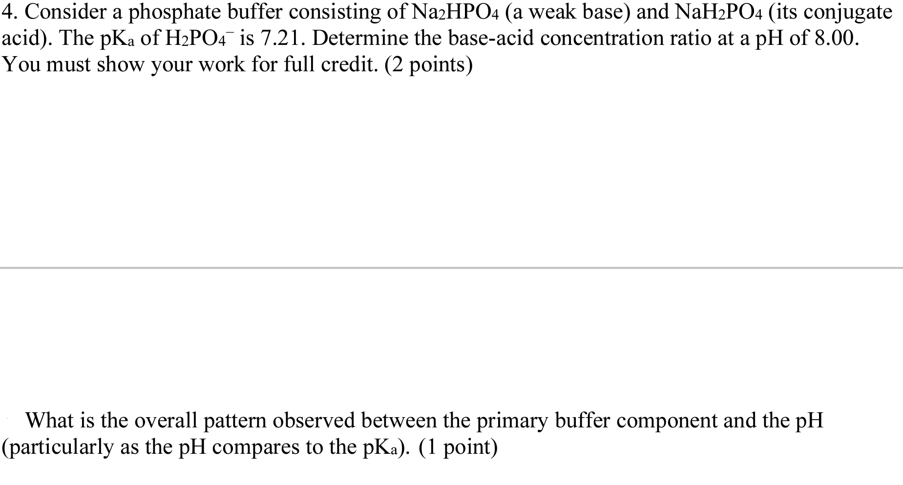 Solved 4. Consider a phosphate buffer consisting of Na2HPO4 | Chegg.com
