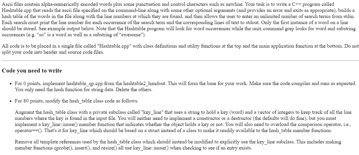 Ascii Files Contain Alpha Numerically Encoded Words Chegg Com