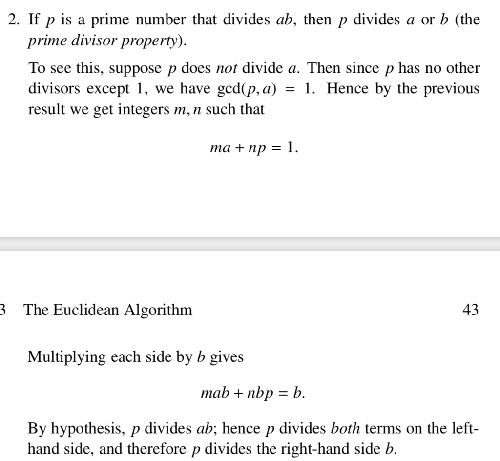 Solved 2. If P Is A Prime Number That Divides Ab, Then P | Chegg.com