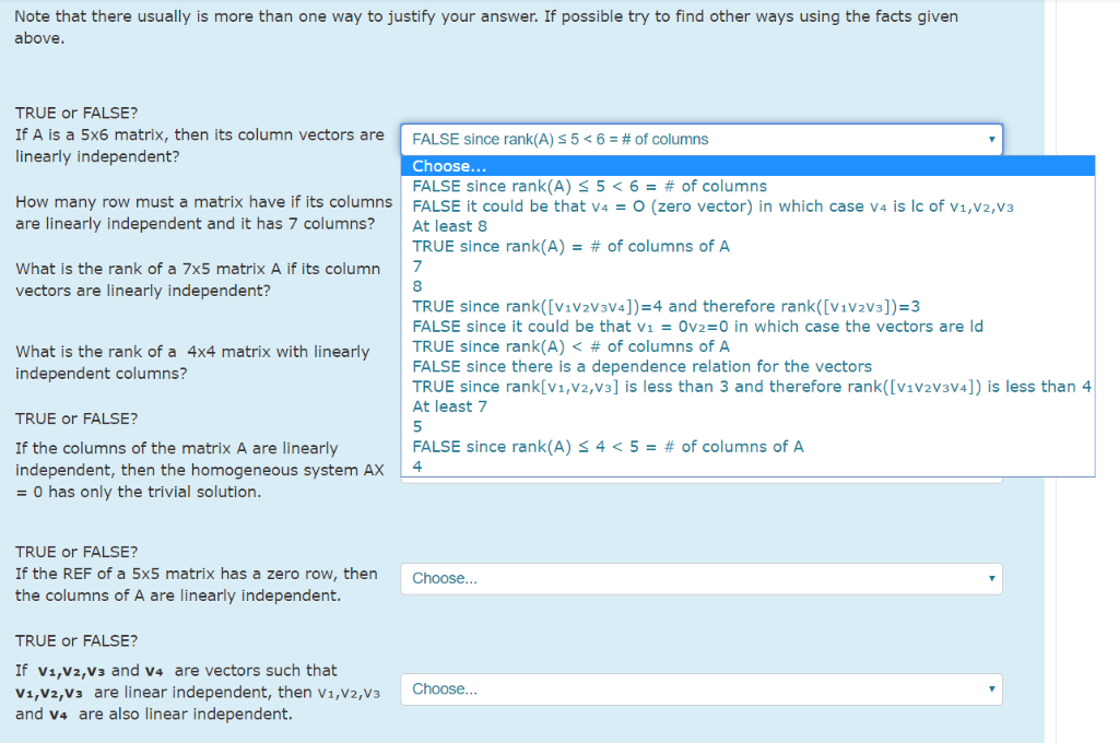 Solved: Note That There Usually Is More Than One Way To Ju... | Chegg.com