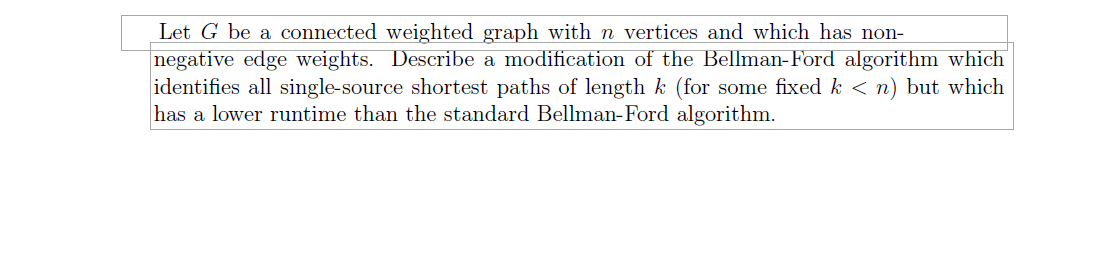 Solved Let G be a connected weighted graph with n vertices | Chegg.com