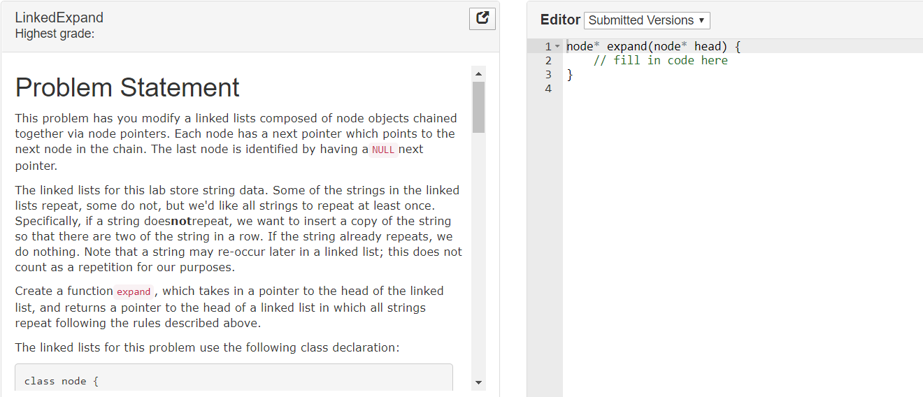 Solved LinkedExpand Highest grade Editor Submitted Versions