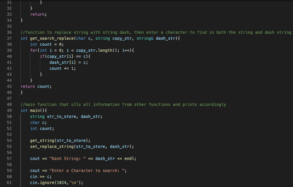 Solved Part II: Implement References using Functions (5 pts) | Chegg.com