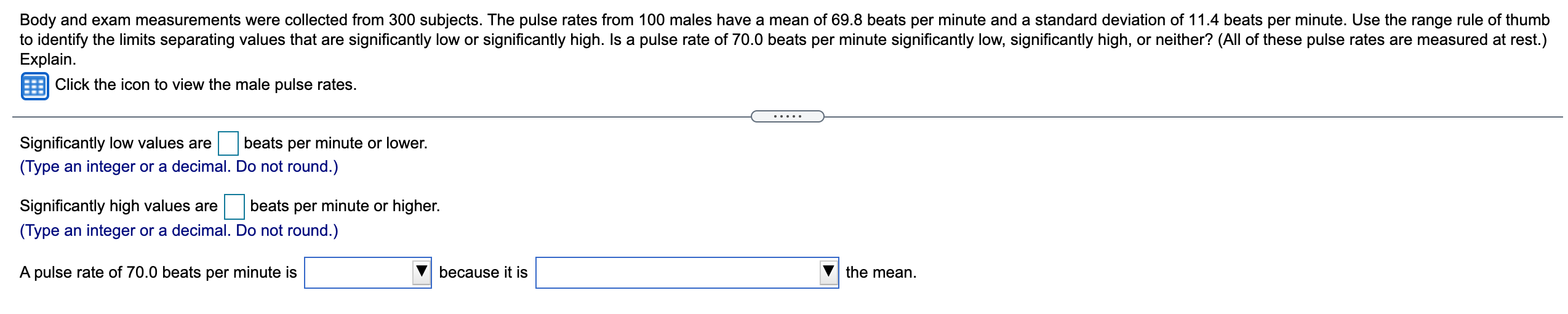 solved-body-and-exam-measurements-were-collected-from-300-chegg