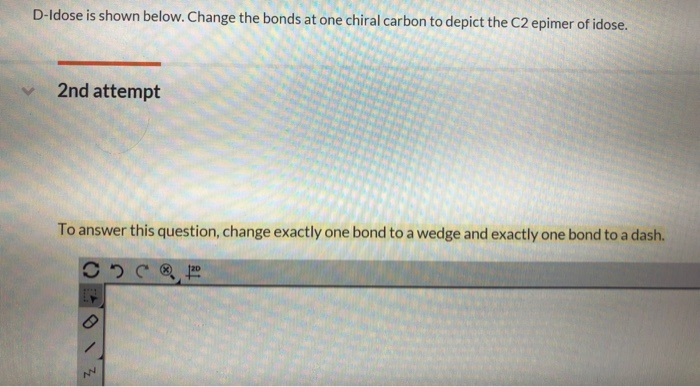 Solved DIdose is shown below. Change the bonds at one  Chegg.com