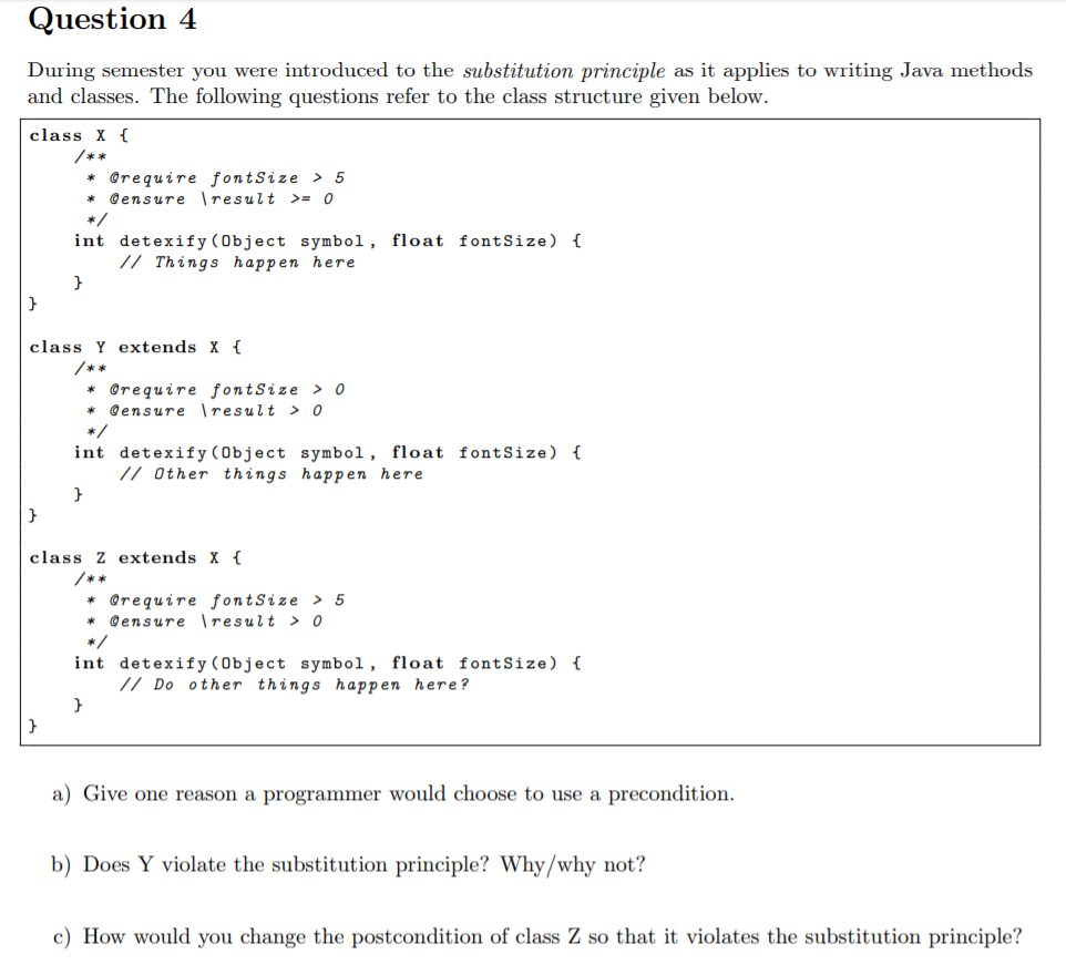 Solved Question 4 During semester you were introduced to the | Chegg.com
