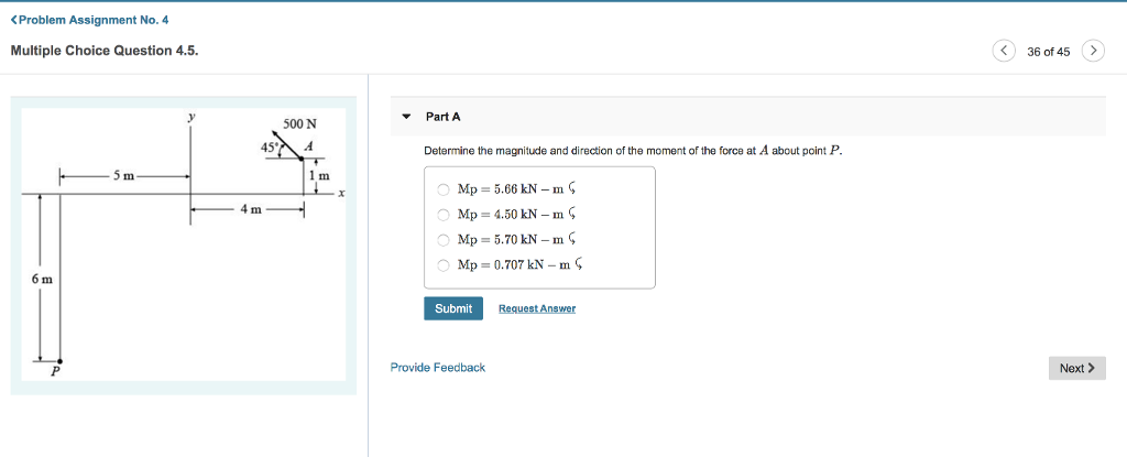 Solved Problem Assignment No.4 Multiple Choice Question 4.5. | Chegg.com