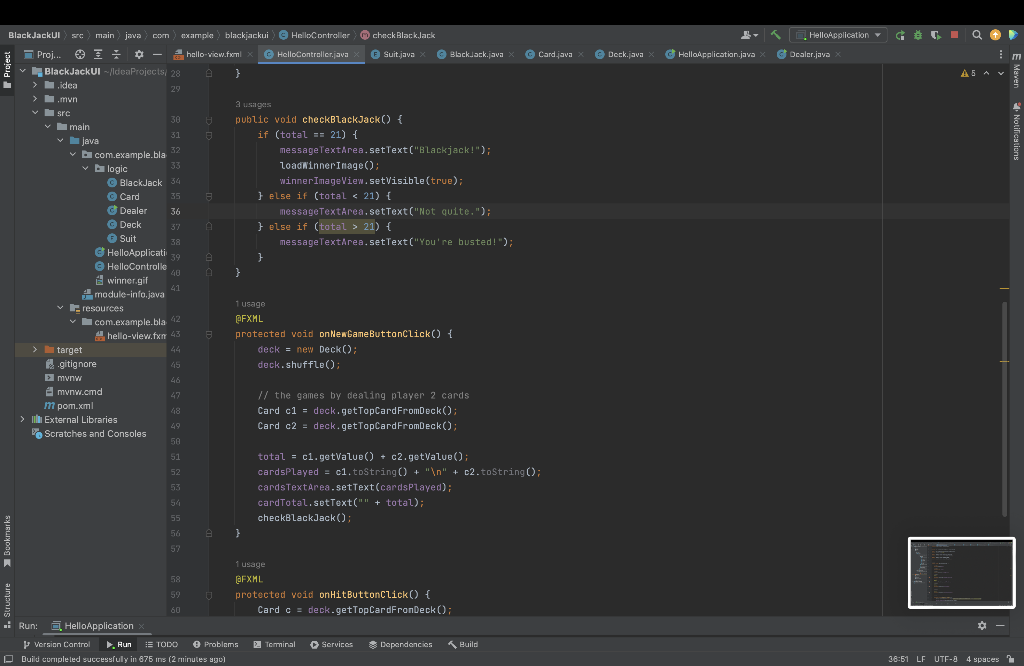 Solved Run: 互, HelloApplicationRun: 可 HelloApplication x | Chegg.com