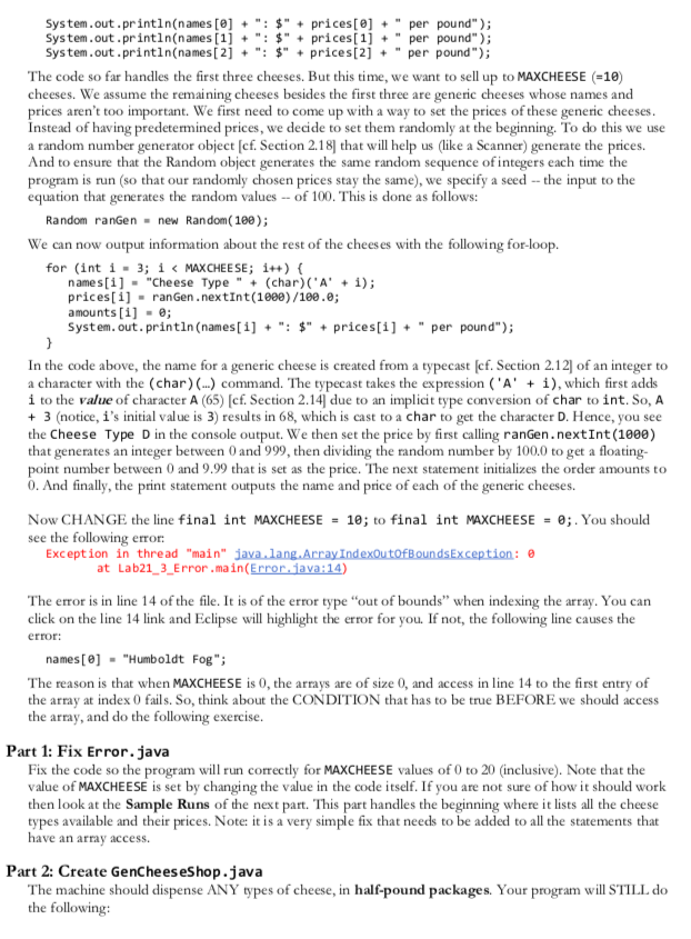 Overview We will review the following statements in | Chegg.com