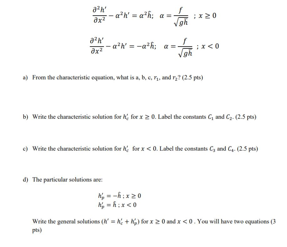 Solved Ah h A N A X 0 And X Chegg Com