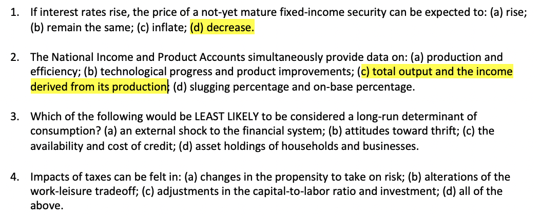 Solved 1. If Interest Rates Rise, The Price Of A Not-yet | Chegg.com