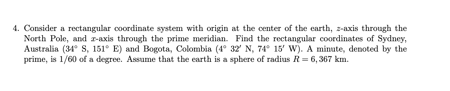 Solved 1. Consider a rectangular coordinate system with | Chegg.com