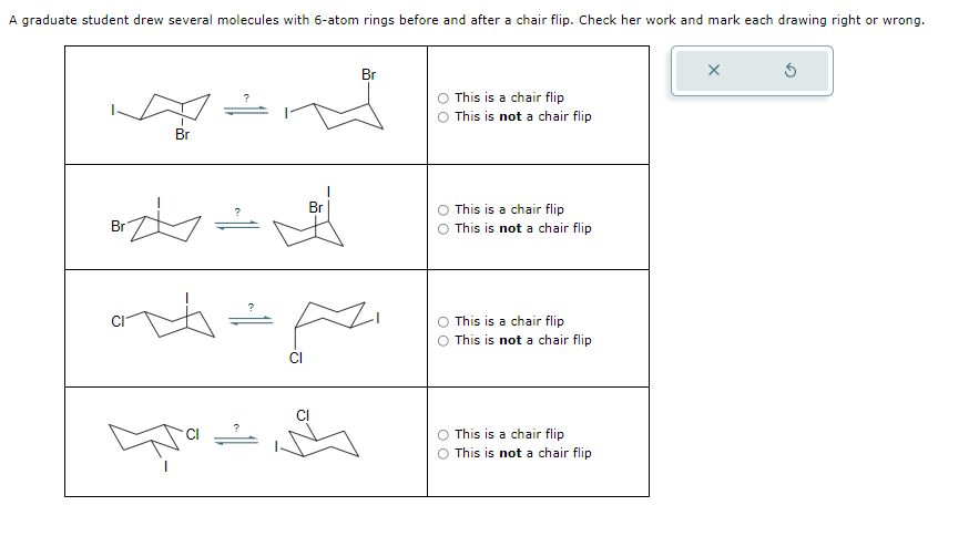 Solved A graduate student drew several molecules with | Chegg.com