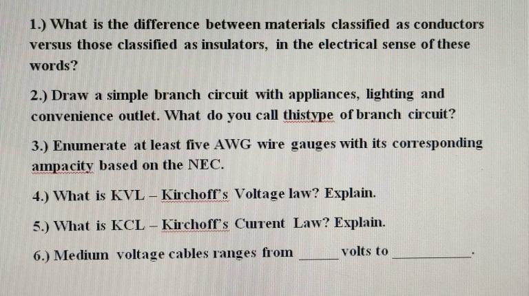 conductors insulators words