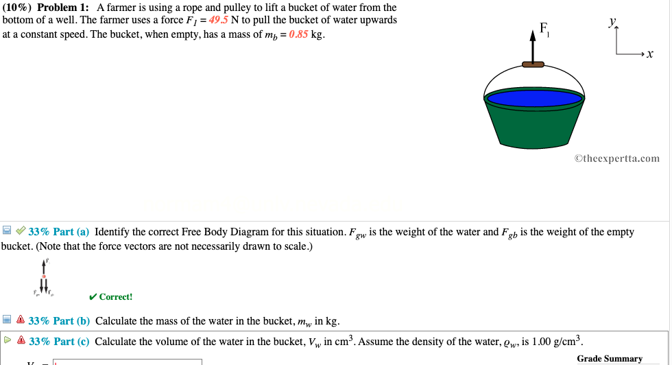 Solved (10) Problem 1 A Farmer Is Using A Rope And Pull...