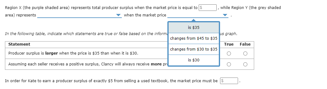 Solved 6. Producer Surplus And Price Changes The Following | Chegg.com