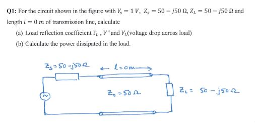 Solved and Q1: For the circuit shown in the figure with Vs = | Chegg.com