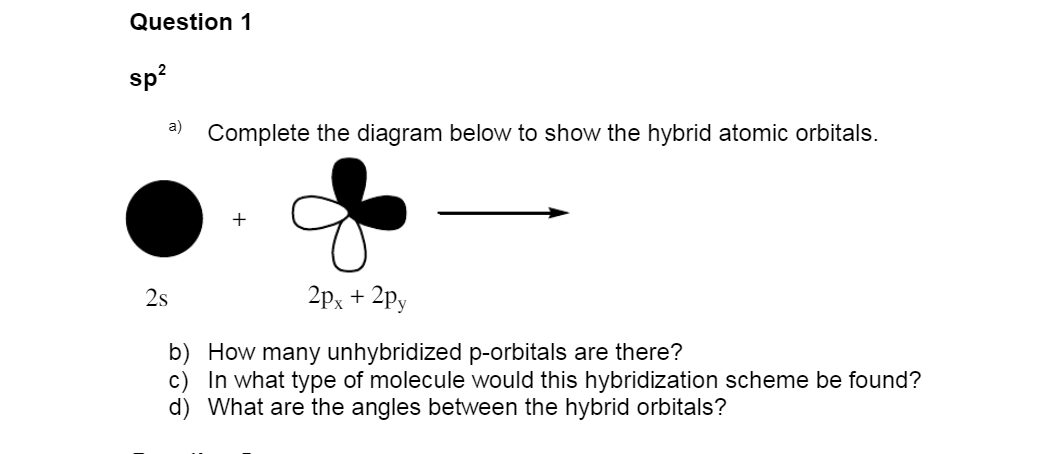 Solved Question 1 2 sp? a) Complete the diagram below to | Chegg.com