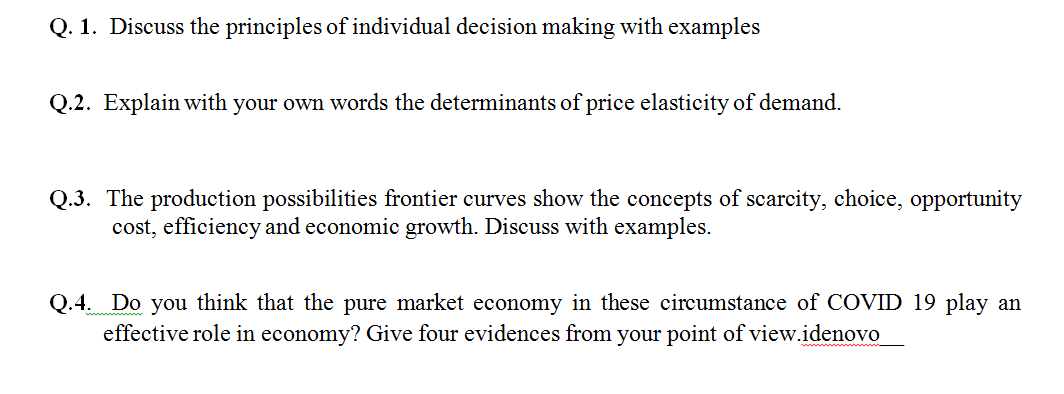 individual decision making