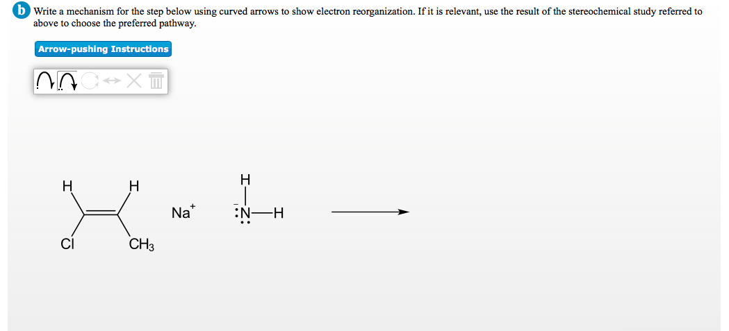 Solved B Write A Mechanism For The Step Below Using Curved | Chegg.com